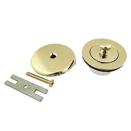 FURNORAMA Made to Match Lift & Turn Tub Drain Kit; Polished Brass FU753377